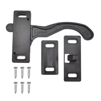 Loquet de porte moustiquaire pour camping-car, caravane, camping-car - Kit de poignée droite