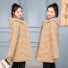 Cotton Jacket Women's Medium-length Down Cotton Jacket Thickened Warm Women's Jacket