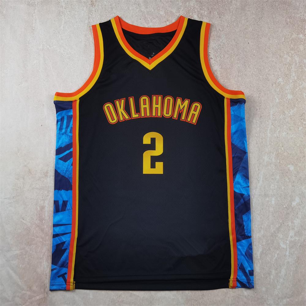 

Джерси баскетбольное Thunder Team #2 Alexander #7 Holmgren нового сезона X-Large