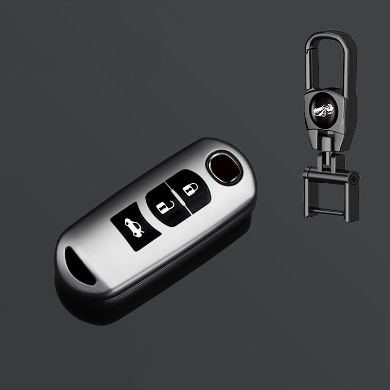 Tpu 2/3/4Buttons Auto Remote Key Shell Case Cover--Mazda 2 3 6 Atenza Axela Demio Cx-5 Cx5 Cx-3 Cx7 Cx-9 Car Accessories
