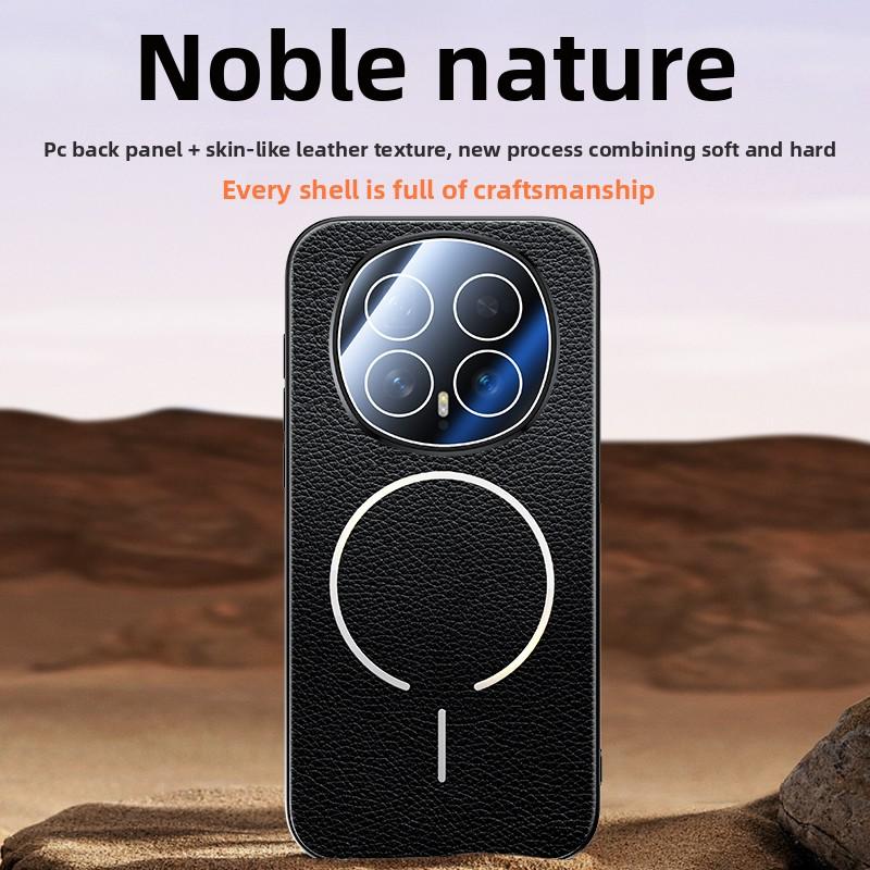 For Huawei Honor Magic 8 7 6 Pro Case Luxury PU Leather Magnetic wireless charging Protective Back Cover For Magic 7 6Lite Shell