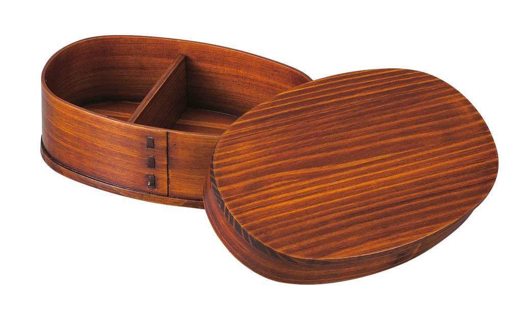 Nakatani Brothers Company Magewappa Lunch Box (Medium) with Lacquer Finish, 36-1404