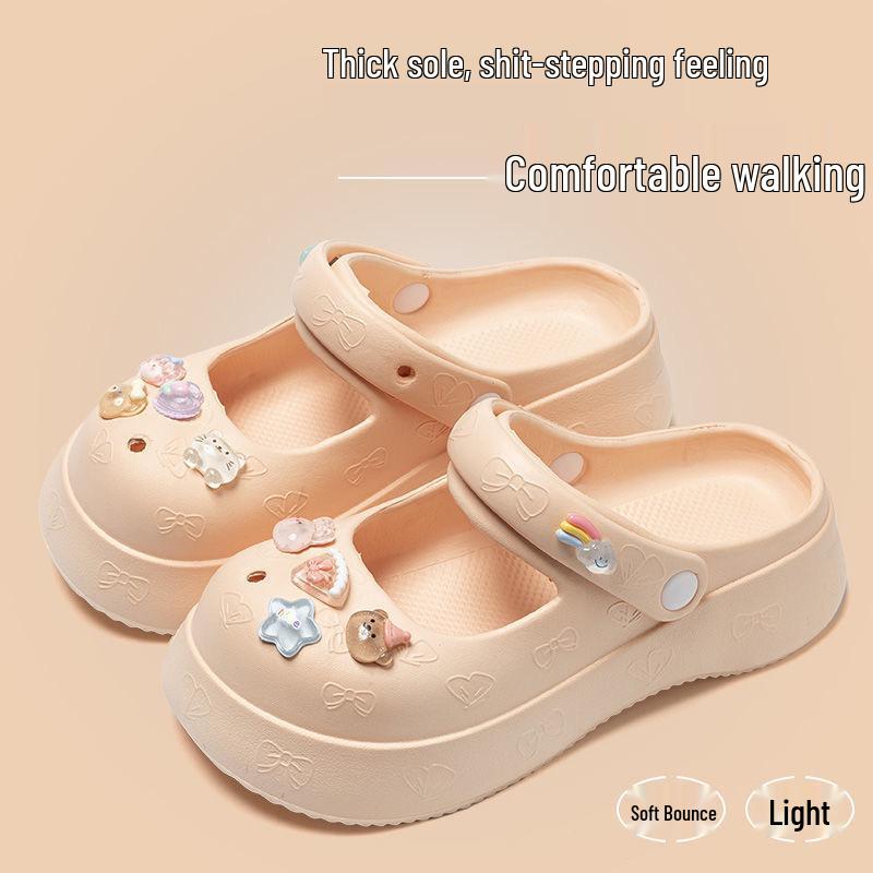 Women's Mary Jane Summer Slippers - Cool, Lightweight EVA Home Shoes