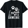 Geliebt von einem Chiweenie Geschenk für Hundemama oder Hundepapa Geschenk Unisex T-Shirt Unisex T-Shirt