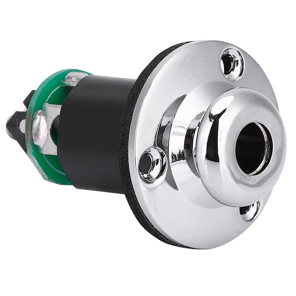 1 4 (6.35mm) Output 2.5mm Input Endpin Jack for Acoustic Guitar Built in Rod Piezo Pickup