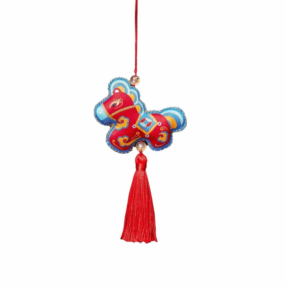 Creative Dragon Boat Festival Sachet Bag Chinese Style Handmade Dragon Boat Festival Blessing Pouch Embroidered Pendant