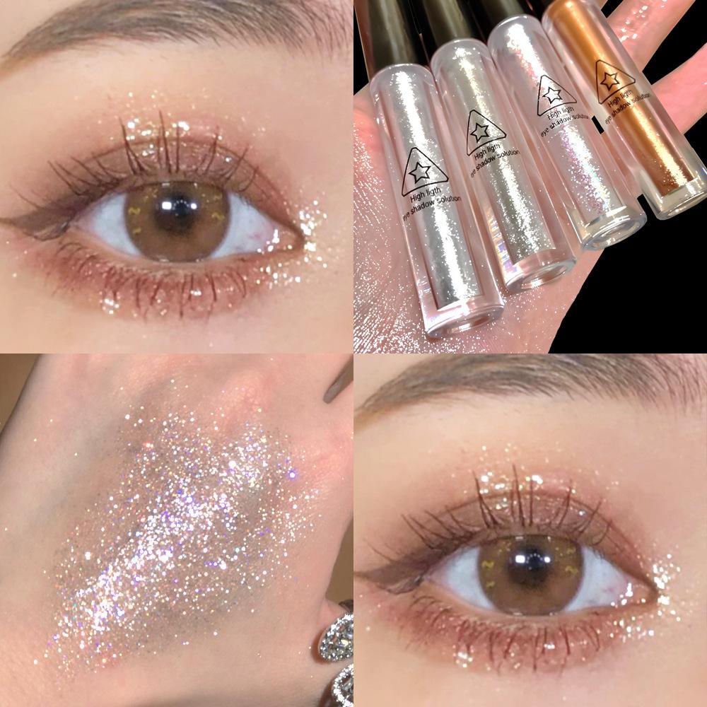 Skysti akių šešėliai One Drop lacrimal Glitter Glitter ir polarizing Monochrome highlighter Eyeshadow Solution