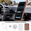 iPhone 17 Pro Max Tech Plaid Magnetic Leather Case with Card Holder