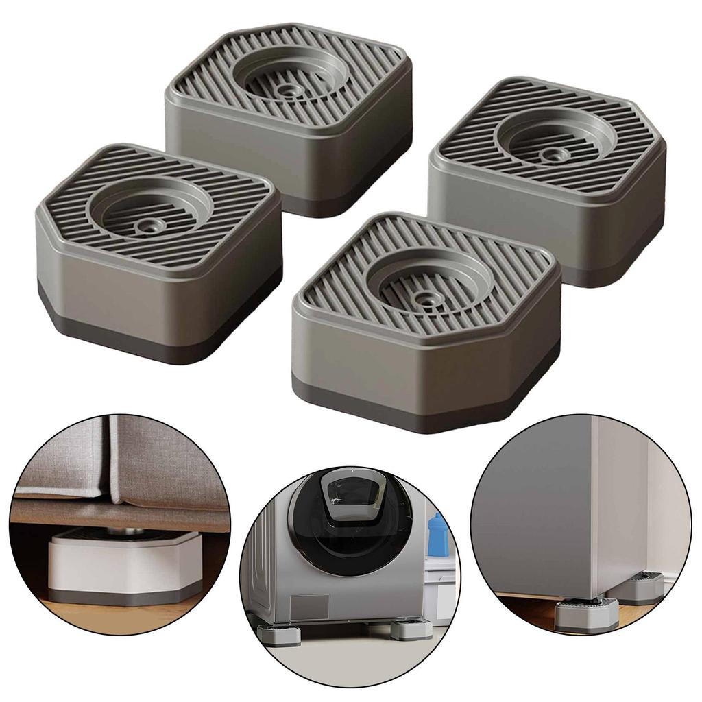 4x Anti Vibration Pads for Washing Machine Non Skid Multipurpose Foot Pads for Dryer