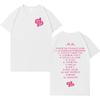 2026 Rapper Jul Moda Stampa Lettere T-shirt Uomo Donna Gotica Casual Girocollo T-shirt Manica Corta Oversize Accogliente T-shirt Unisex