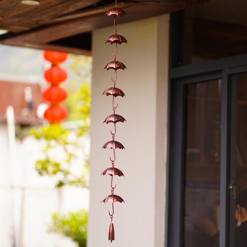  Rain Chain Rain Catchers for Outdoor Decorations, Beautiful Hangings Pendants