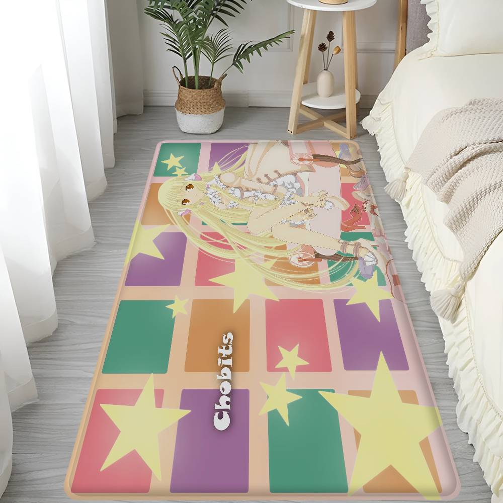Anime Chobits Door Mat Washable Non-Slip Living Room Sofa Chairs Area Mat Kitchen Doormat Area Rug