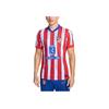 Nike Atletico Madrid 2024/25 Home Lightweight Quick-Dry Comfortable Short Sleeve Football Shirt Men tops Royal-Blue Light-Red White FN8769-405