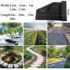 Black Agricultural Anti Grass Cloth PP Garden Weed Barrier Fabric Permeable Anti-Weed Mesh Geotextile Greenhouse Weeding Mat