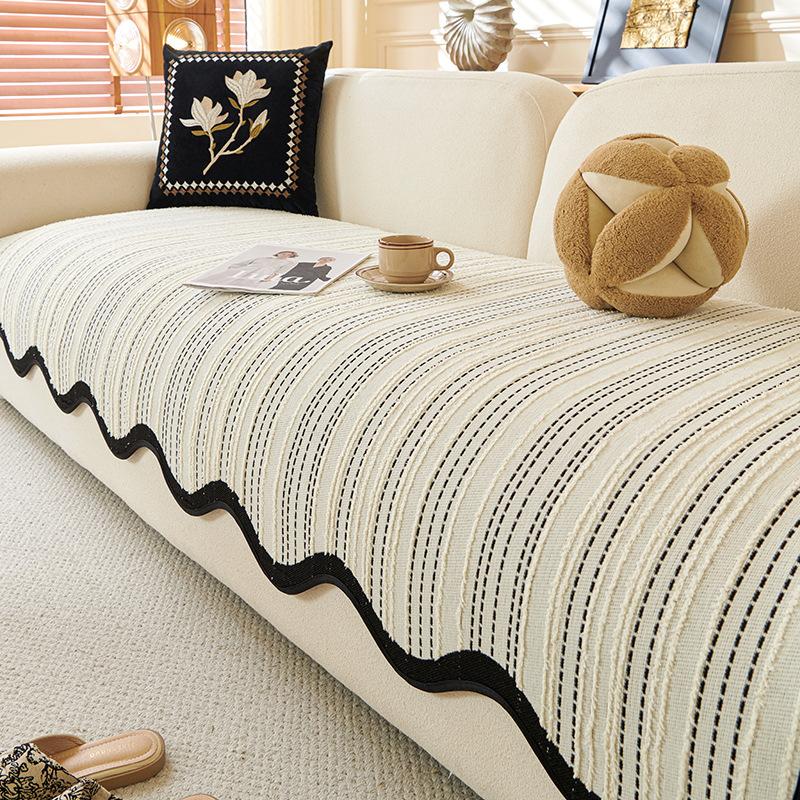 

Продвинутый коврик для дивана Всесезонный Универсальный Новый Тип Инопланетный Цельный Прямой Противоскользящая Подушка Чехол для дивана Ткань Полотенце 45x45cm грязно-белый