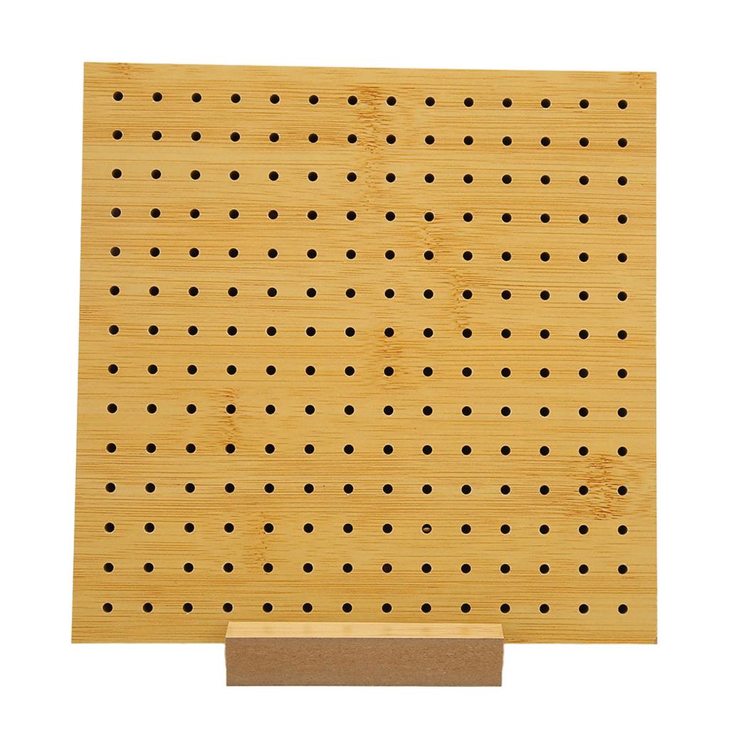 Virkblockbräda med 6 stift, 3 mm håldiameter, Tetragonum, trävirkblock för nybörjarmammor, S