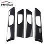 RHD ABS Carbon Fiber Style For Subaru Forester 2008-2012 Car Interior  Door Handle Window Switch Panel Cover Trim