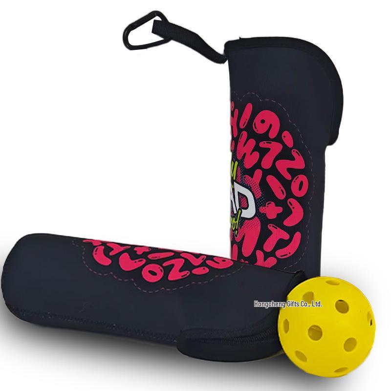 Custodia impermeabile in neoprene per racchetta da pickleball con cerniera anti-caduta