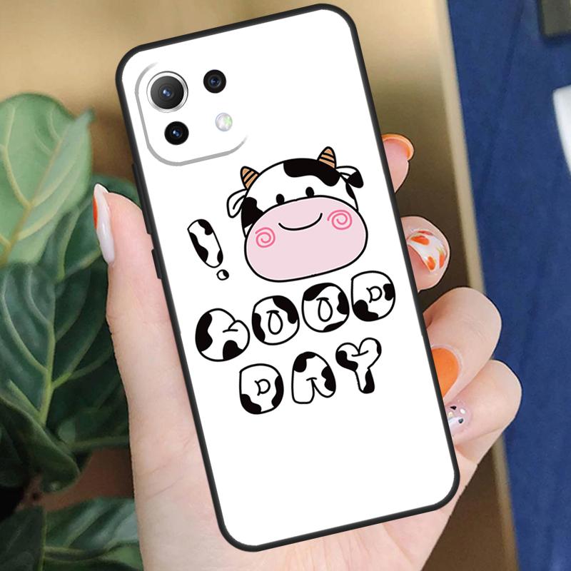 Milk Cow Skin Print Luxury Case For Xiaomi 15T 14T 13T Pro 14 15 Ultra 17 Pro Max POCO X7 F8 Pro X5 X6 F5 F6 F7 Coque