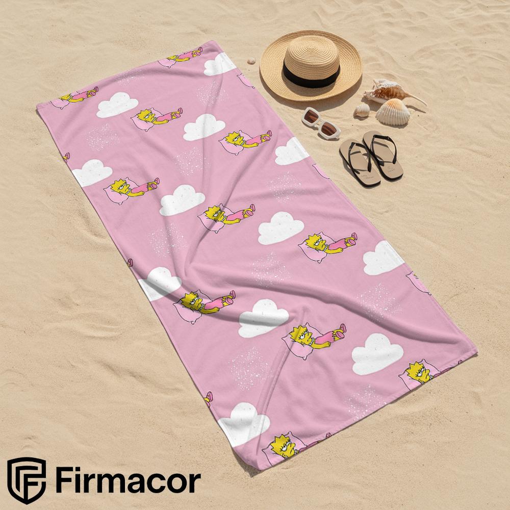 Cartoon T-The S-SimpsonsS Soft Portable Travel Towel Unisex Lightweight Microfiber Oversized Sand Free Quick Dry Beach Towel
