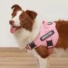 Ham Premium pentru Câine de Serviciu Reflectorizant, Respirabil și Ajustabil - Perfect pentru Animale de Companie de Sprijin Emoțional de Toate Mărimile Include 4Rem