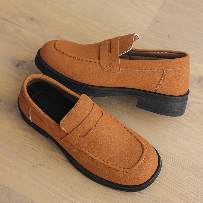 Fashion Men Loafers Comfortable Man Casual Shoes Business Leather Shoes Breathable Lightweight Walking Driving Shoes Boat Shoes