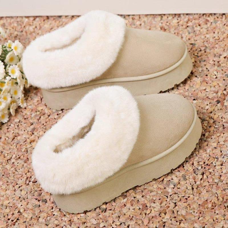 Snow Boots Women's New Platform for Autumn and Winter 2025, Wearing Cotton Boots with Thickened and A Pair of Fashionable Cotton Boots To Keep Warm