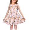 Children's Fashionable Comfortable Casual Sleeveless Easter Print Dress