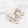 Neues Set Damen Haarspangen Schmuck Mode Kristall Haaraccessoires für Mädchen Luxus Perle Geometrische Haarspangen Nadeln Weihnachtsgeschenk
