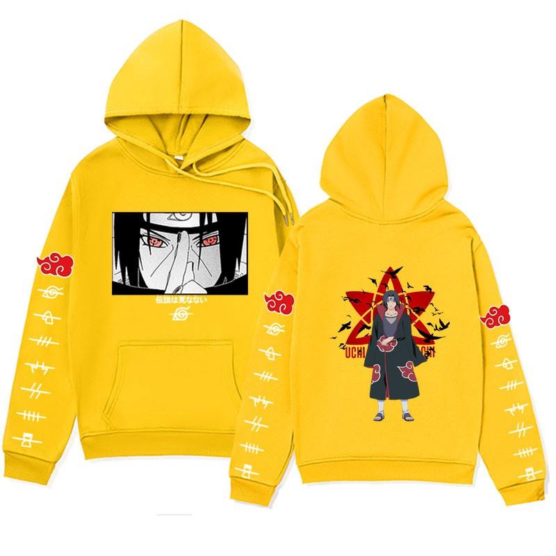 Mens Oversized Hooded Sweatshirt Anime Inspired Streetwear Winter Warm Cotton Blend Loose Fit