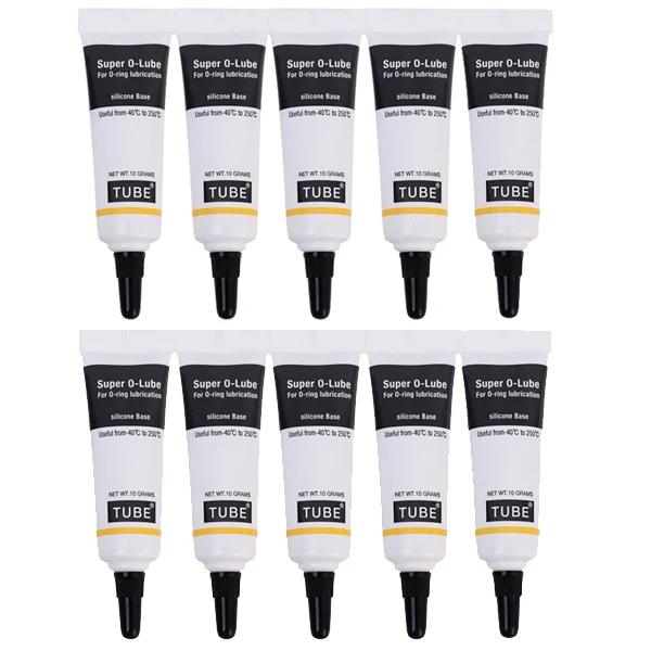 10Pcs Silicone Grease Lubricant Food Grade Grease Oil Bearing Lubrication O-Lube O-Ring Faucet Plumber Home Improvement Hardware
