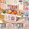 Children Mini Kitchen Playset Plastic Imaginative Cooking Role Play Girls Boys