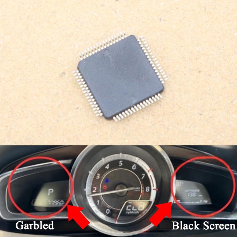 

Front trument Speedometer Black Screen Display Fault Repair IC Chip Power Module For Mazda 3 Axela BM BN CX-3 DK 2 Demio DJ