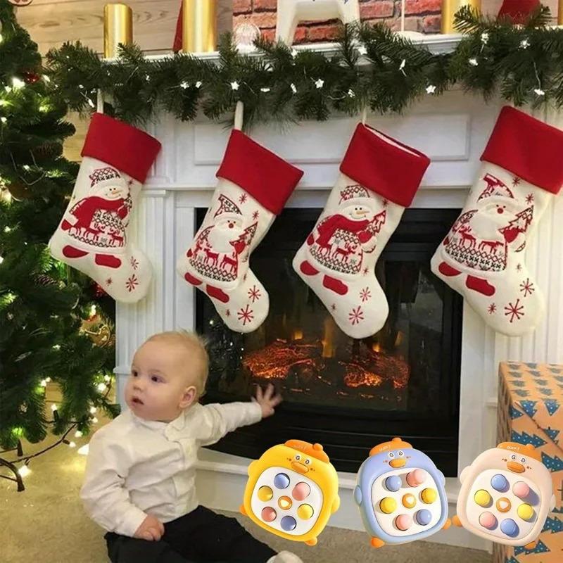 Stressabbau Spielzeug Handheld Elektrisch Schnelles Drücken Blasen Fidget Spielzeug,Mini Cartoon Hau den Maulwurf Spielzeug für 3 4 5 6 Mädchen Jungen