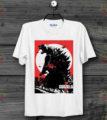 Godzilla Poster Giapponese Retro Cool Anni '50 Vintage Film T-Shirt Unisex B157