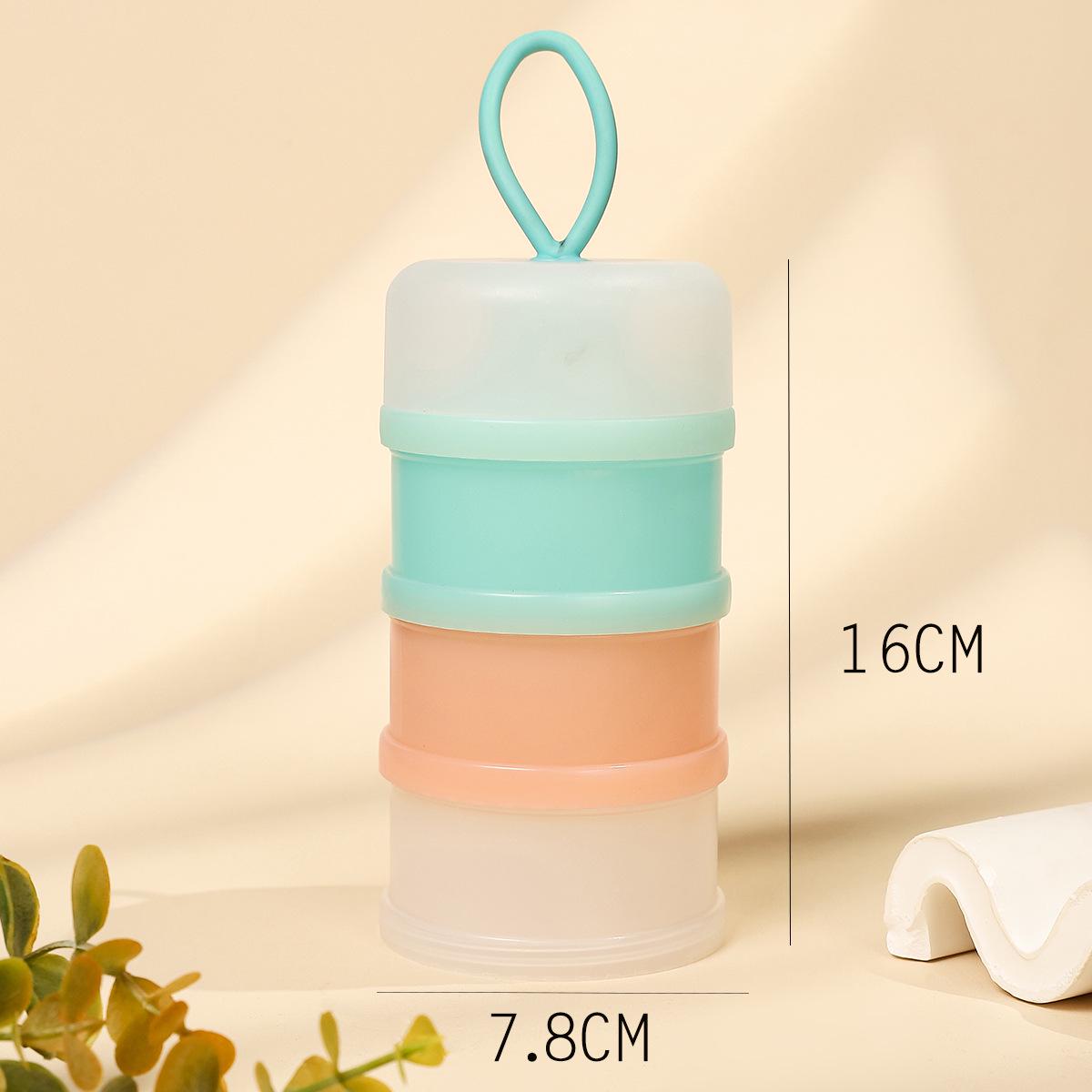 

Customizable Portable Milk Powder Storage Box with Separate Compartments