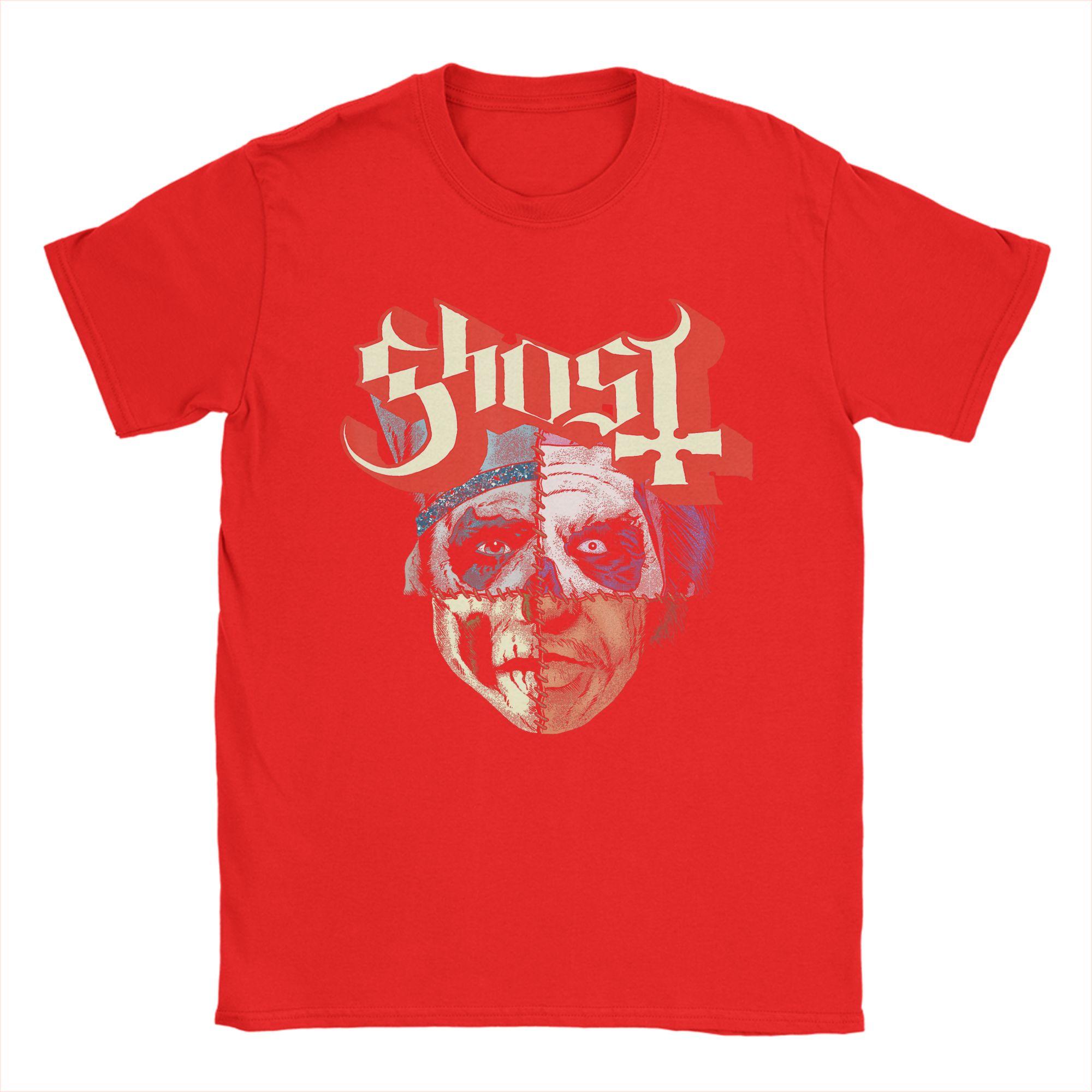 

Ghost Band Valentines Day Flower Heart Skull T Shirt Hip Hop TShirts Mens 100 Cotton ONeck Clothes ShortSleeve Y2K Tops S