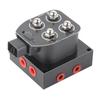 12V 12.6W 0-300psi Magnetventil Luftfahrwerk Verteilerventilblock für Auto LKW