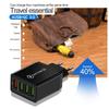 3.1A 4 Portlu AB/ABD Fişi USB Şarj Cihazı Hızlı Şarj QC 3.0 Telefon Şarj Cihazı Şarj Adaptörü için