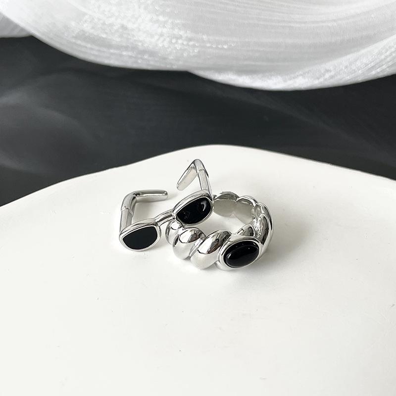 Sweet And Cool Glasses, Ring Stacking, Niche Design, Personalized Fashion Opening Design, High-End Ring.