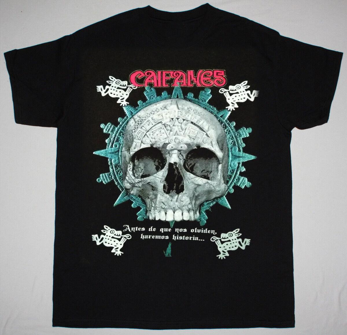 Caifanes Rare Embroidered Logo Gift For Fan Gift Black All Size Shirt M