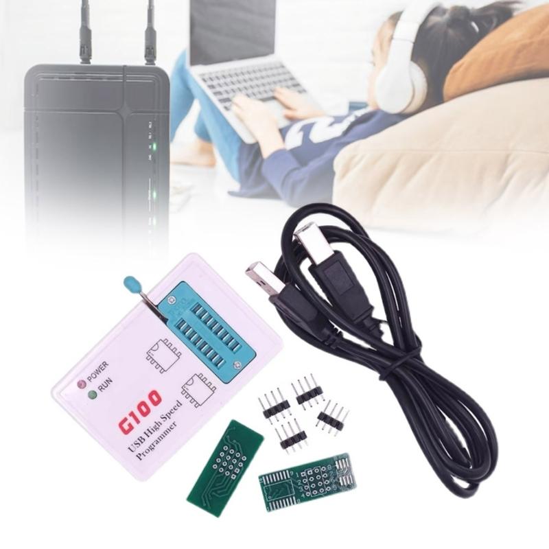 Quick USB 2.0 G100 Programmer Writer 25SPI FLASH/24/25/95EEPROM Chip With Auto Recognition Reader