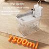 Kabelloser Induktions-Automatik-Trinkbrunnen Wasserfilter Zirkulation Haustier Katze Wassernapf Abnehmbar Mit Pumpe