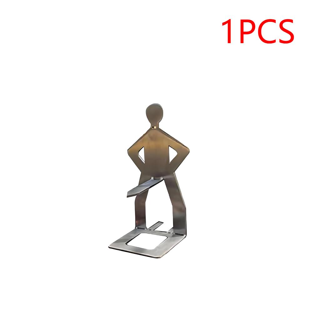 1-3PC Funny Sausage Rack BBQ Standing Man Cookers Basket Wind Rack BBQ Fork for Camping Outdoor Picnic Kitchen Grill Accessories