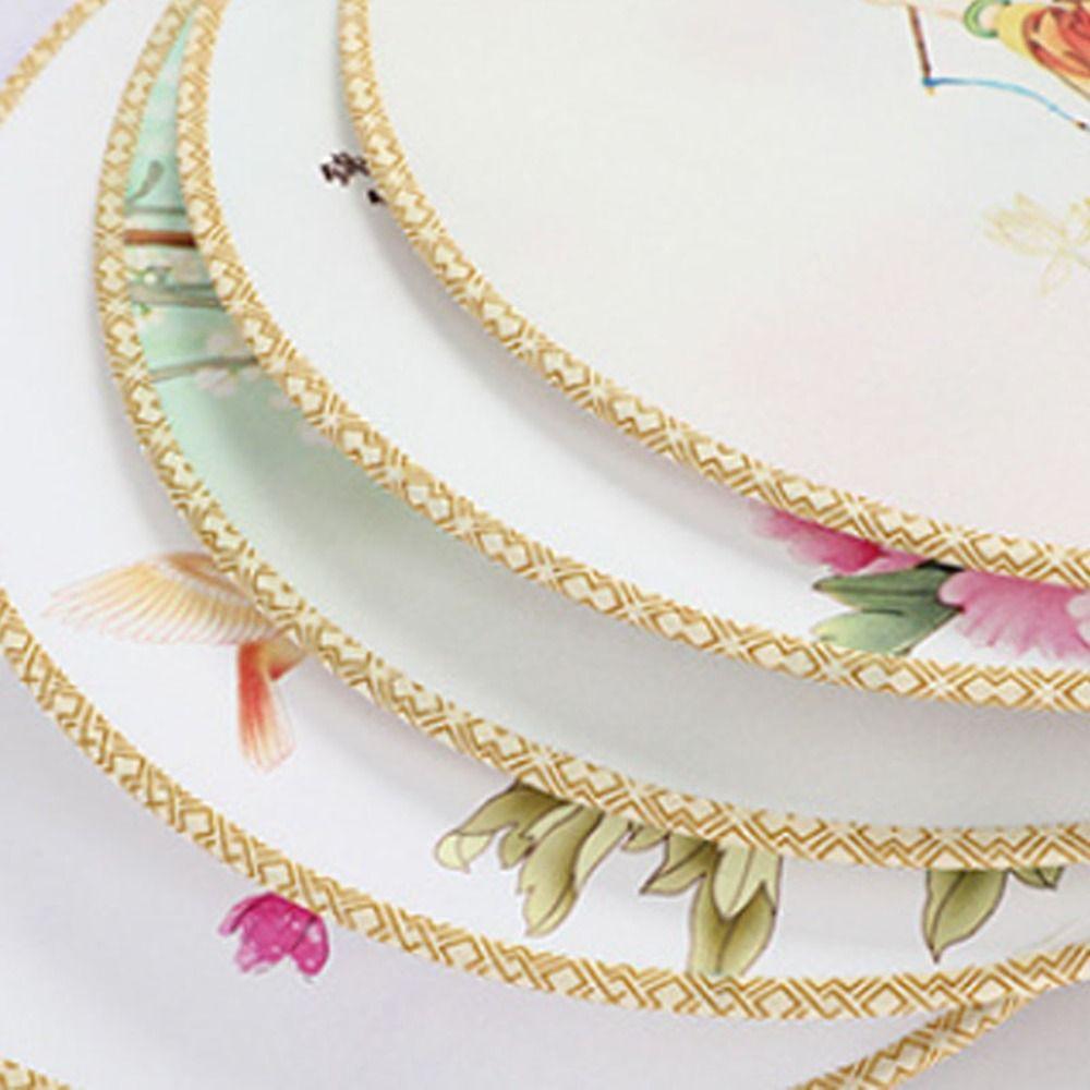 With Tassels Pendant Chinese Style Fan Floral Pattern Tuan Fan Silk Fan  Photography Prop