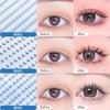 Lower Eyelash False Partial False No Glue Eyelash Transparent Easy To Clumpy Highly DIY Eye Strong Adhesive Large Capacity 120pcs Eyelashes Lashes,