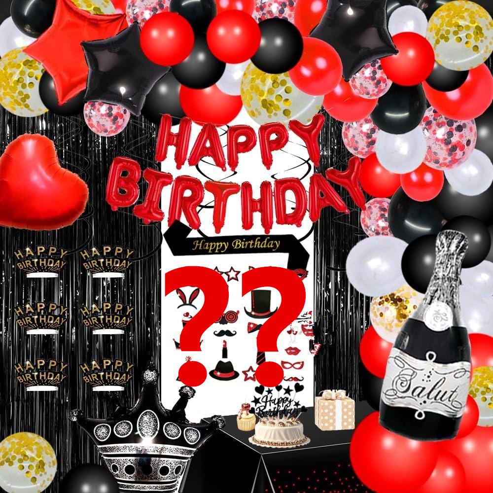 

32 Inch Alphanumeric Aluminum Film Birthday Balloon Happy Birthday Flag Balloon Birthday Atmosphere Prop Custom number (can be noted)