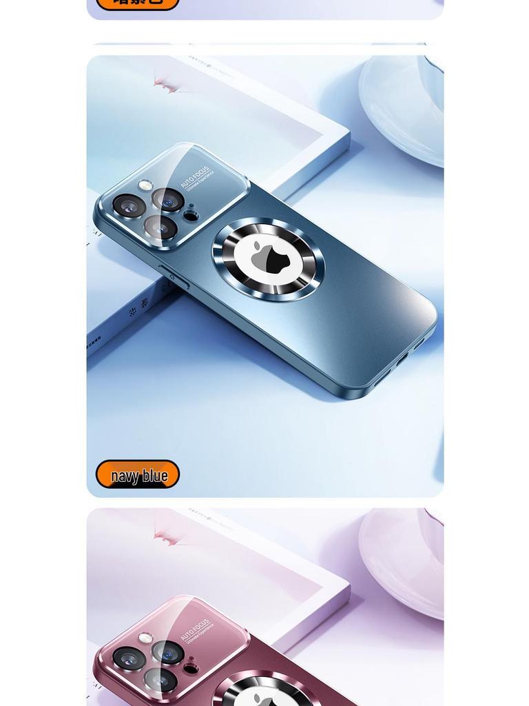 IPhone 16 Pro Große Magnetische Mattierte Fensterhülle für Apple 11/17 Air