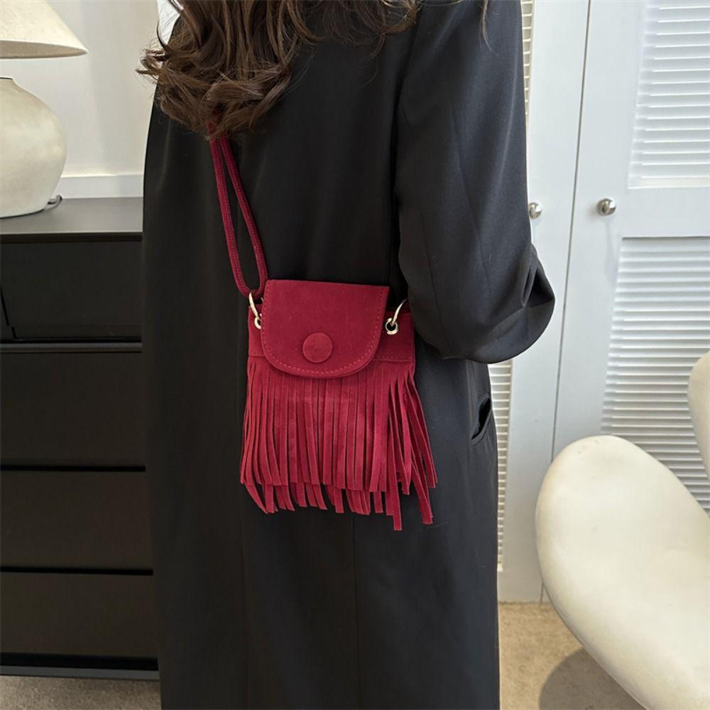 

Квадратная сумка Bohemian Fringed Crossbody Bag Retro Tassel Shoulder Bag Messenger Bag