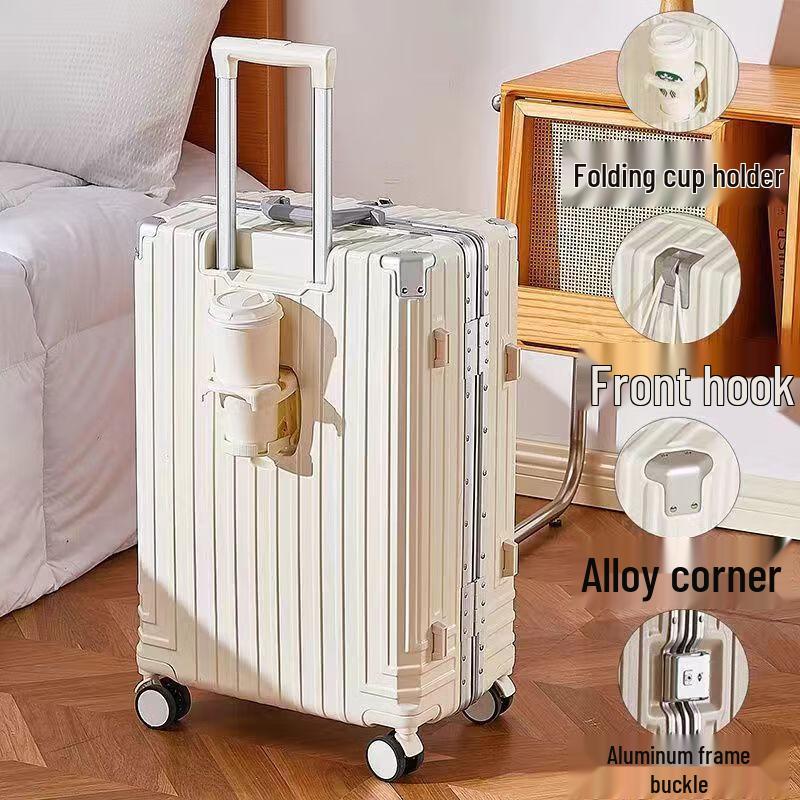 OEING Aluminum Alloy Multi-functional Luggage 24 inch
